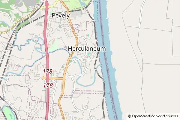 Mapa Herculaneum