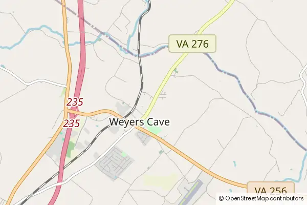 Mapa Weyers Cave