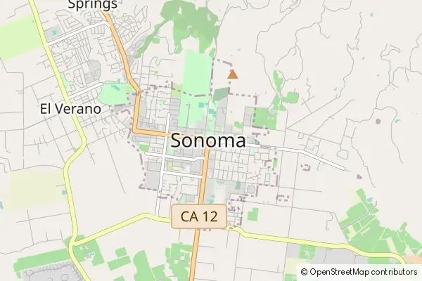 Mapa: Sonoma • © OpenStreetMap contributors Mapa Sonoma