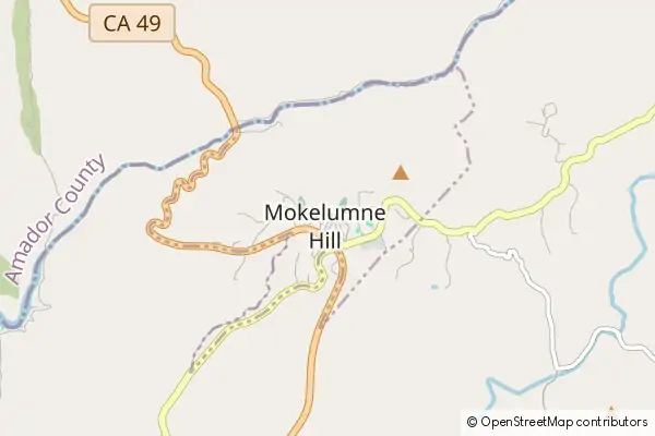 Mapa Mokelumne Hill