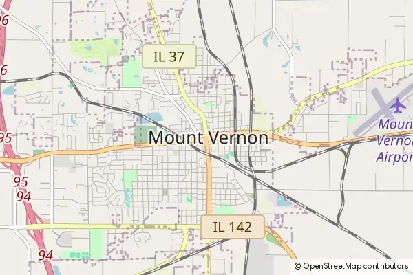 Mapa Mount Vernon