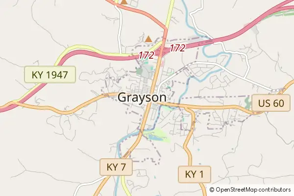 Mapa Grayson