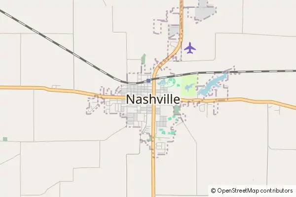 Mapa Nashville