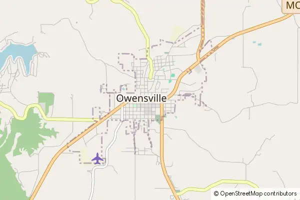 Mapa Owensville