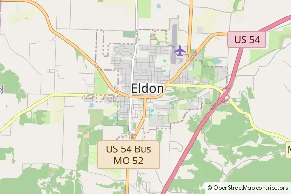 Mapa Eldon