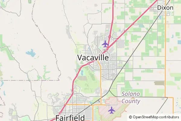 Mapa Vacaville