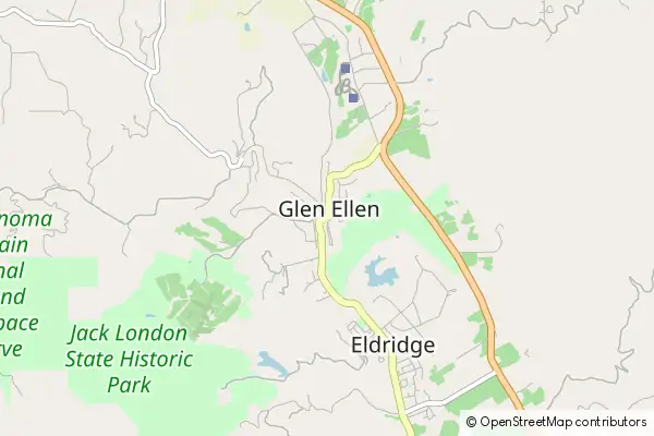 Mapa Glen Ellen