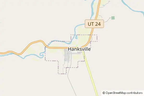 Mapa Hanksville