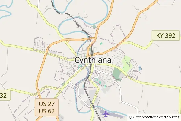 Mapa Cynthiana