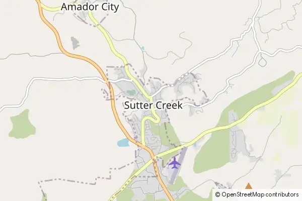 Mapa Sutter Creek