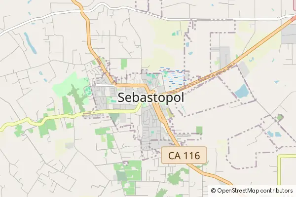 Mapa Sebastopol