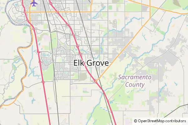 Mapa Elk Grove