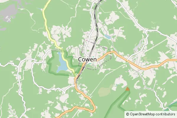 Mapa Cowen