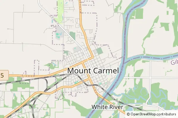 Mapa Mount Carmel