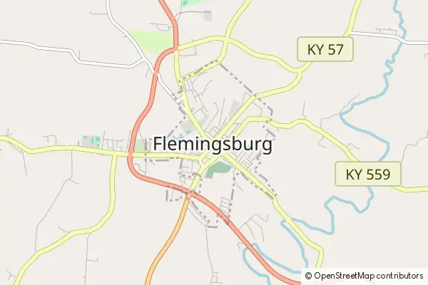 Mapa Flemingsburg