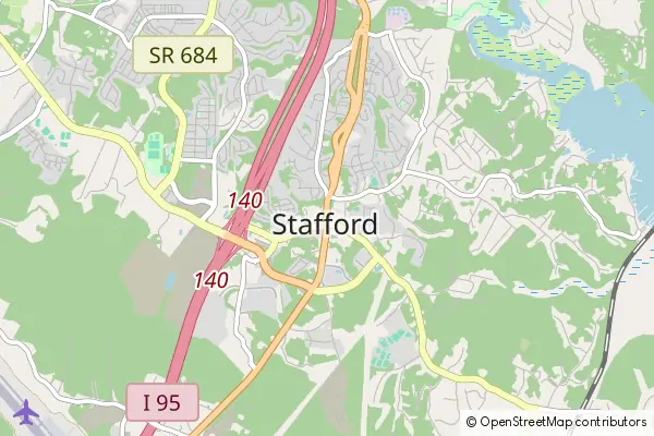 Mapa Stafford