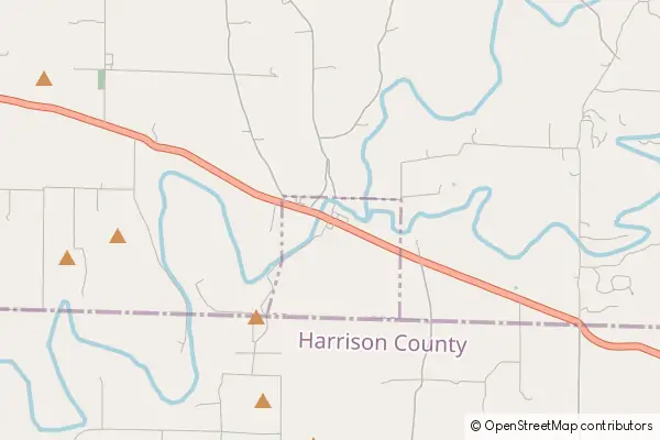 Mapa Fredericksburg