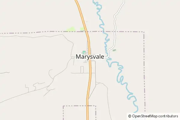 Mapa Marysvale