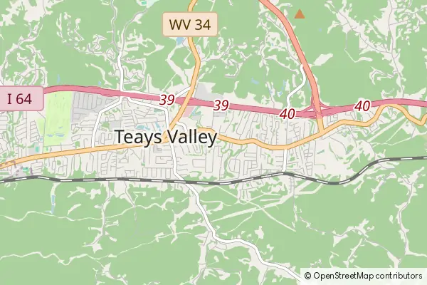 Mapa Teays Valley