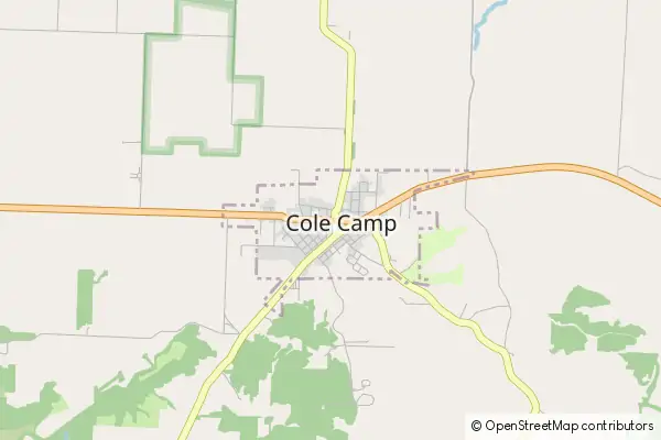 Mapa Cole Camp