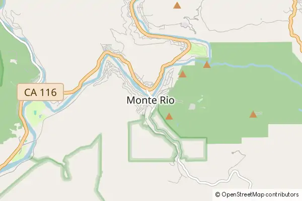 Mapa Monte Rio