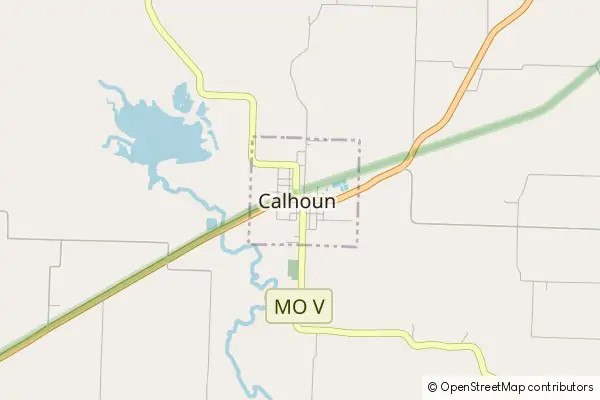 Mapa Calhoun