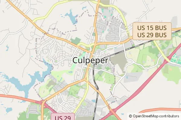 Mapa Culpeper