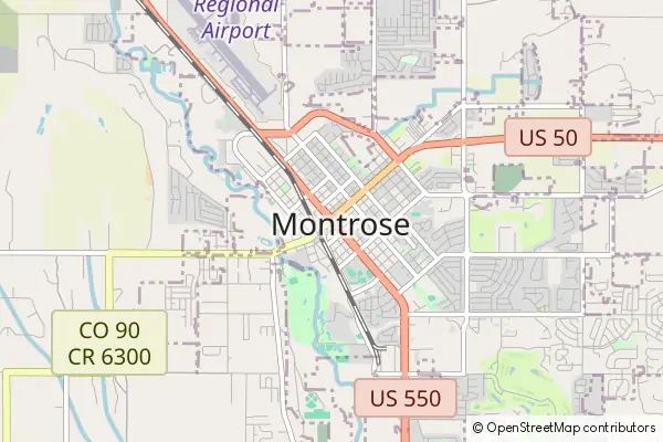 Mapa Montrose