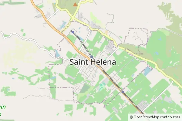 Mapa St. Helena