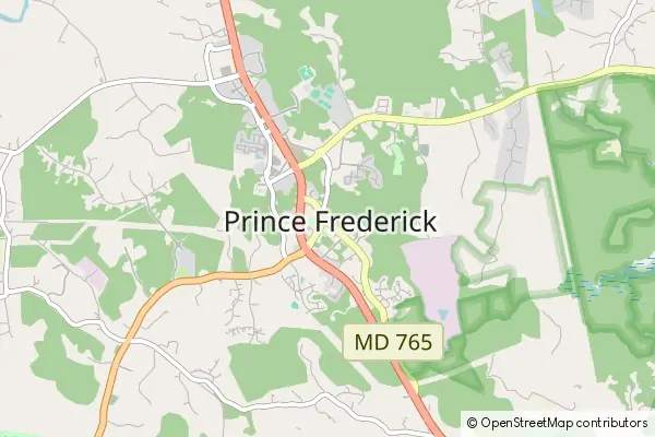 Mapa Prince Frederick