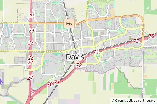 Mapa Davis
