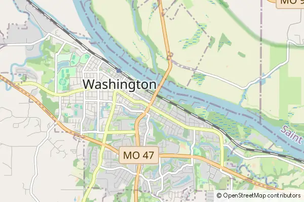 Mapa Washington