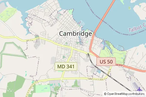 Mapa Cambridge