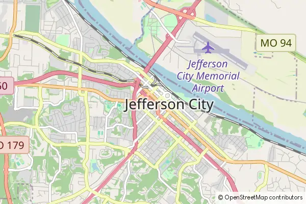 Mapa Jefferson City