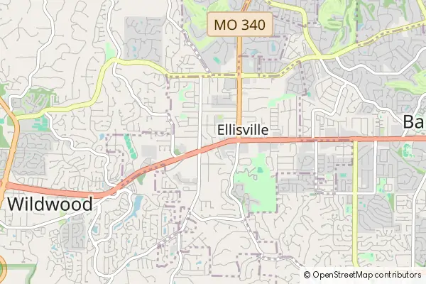 Mapa Ellisville