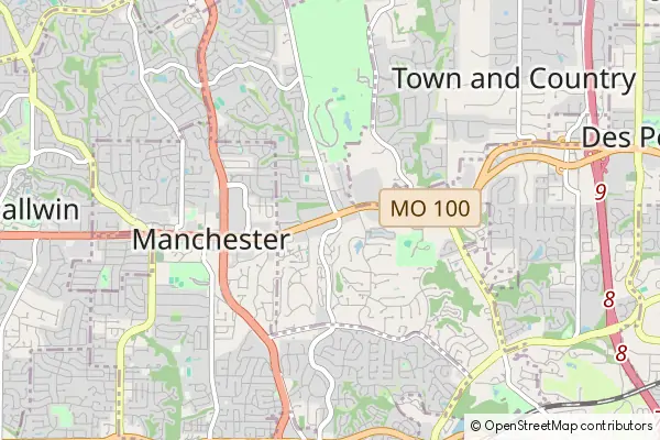 Mapa Manchester