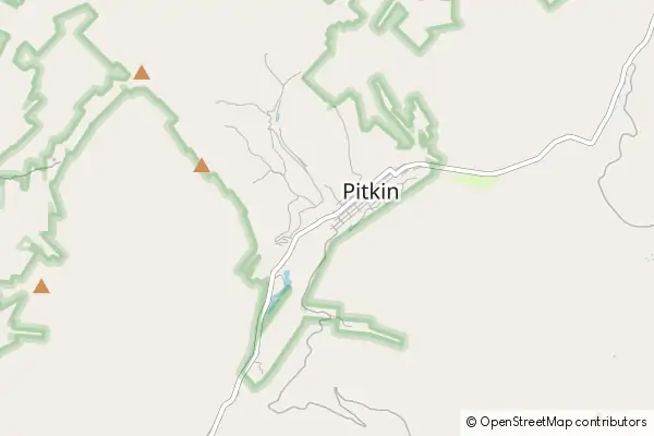 Mapa Pitkin