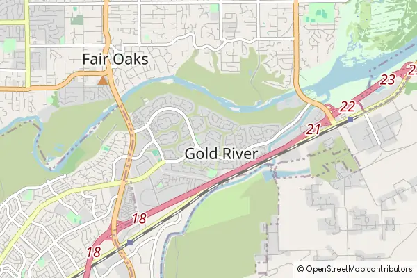 Mapa Gold River