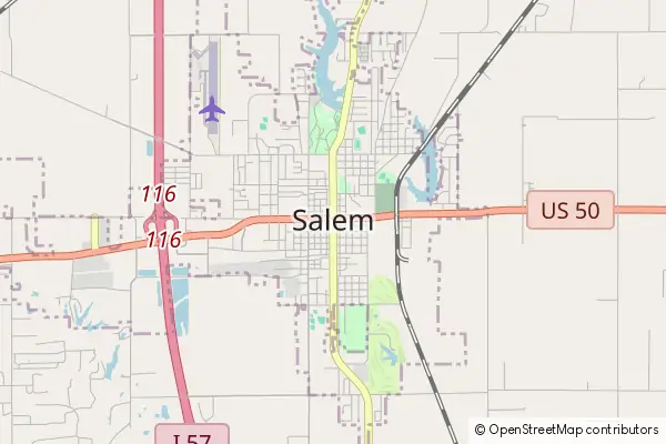 Mapa Salem