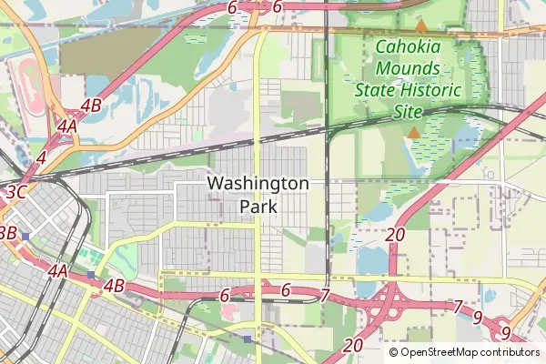 Mapa Washington Park