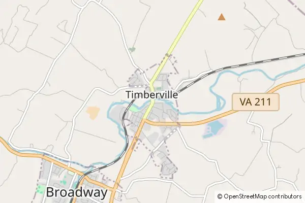 Mapa Timberville