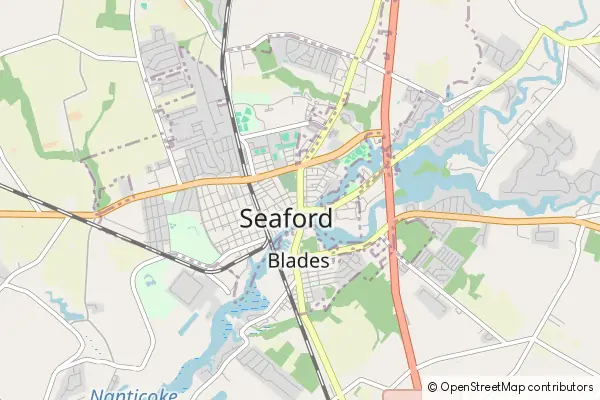 Mapa Seaford