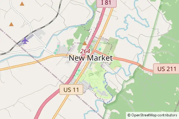 Mapa New Market