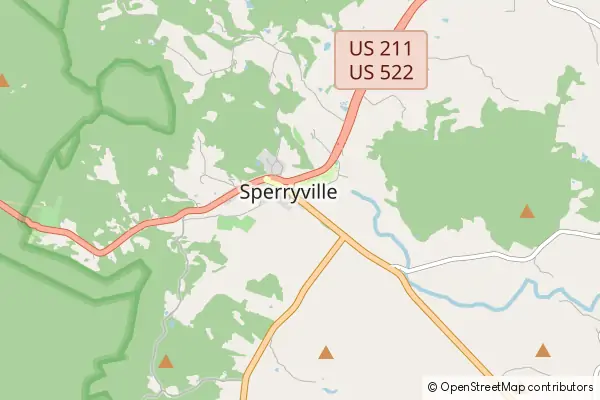 Mapa Sperryville