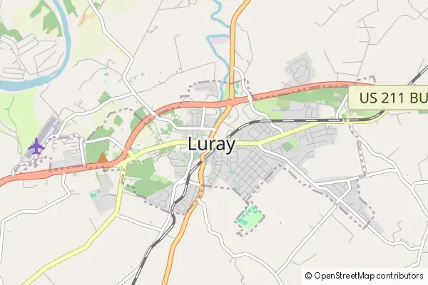 Mapa Luray