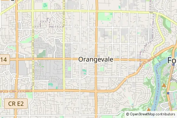 Mapa Orangevale