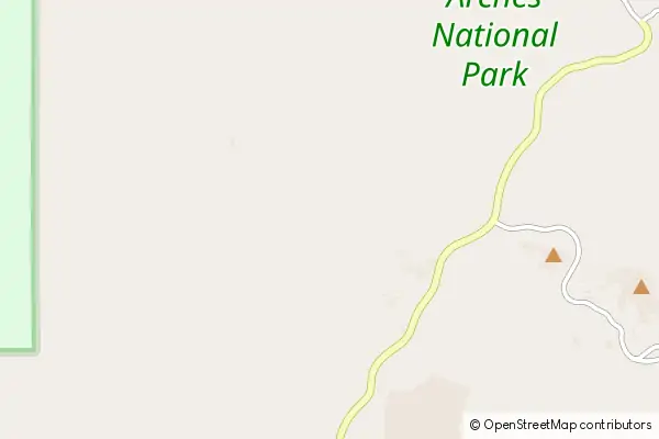 Mapa Park Narodowy Arches