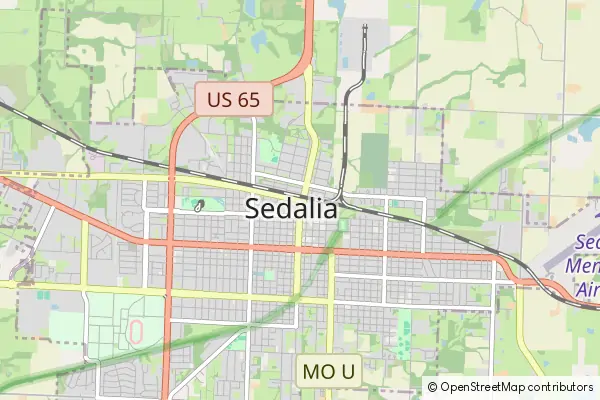 Mapa Sedalia