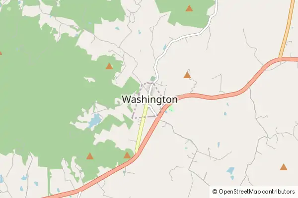 Mapa Washington