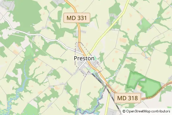 Mapa Preston